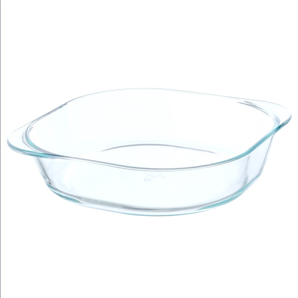 FÖLJSAM Oven Dish Clear Glass 9 ¾” x 9 ¾"